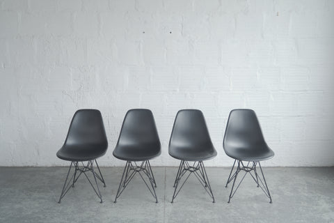 Eames Eiffel Base Molded Plastic Chairs