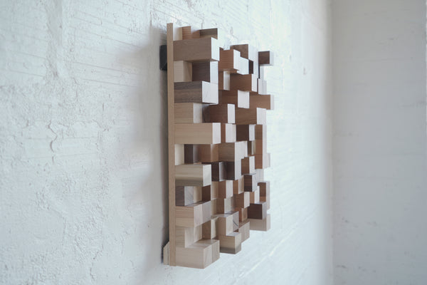 Mixed Wood Acoustic Diffuser