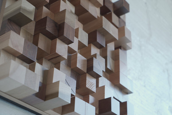 Mixed Wood Acoustic Diffuser
