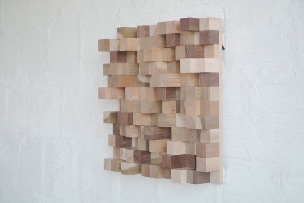 Mixed Wood Acoustic Diffuser