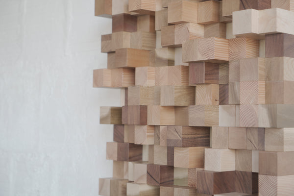 Mixed Wood Acoustic Diffuser