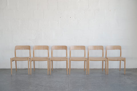 Niels Møller Model 75 Dining Chairs