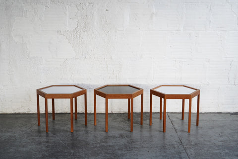 Hans Anderson Hex Side Tables
