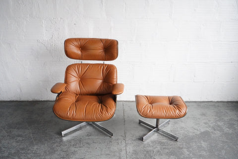 Plycraft Lounge Chair and Ottoman