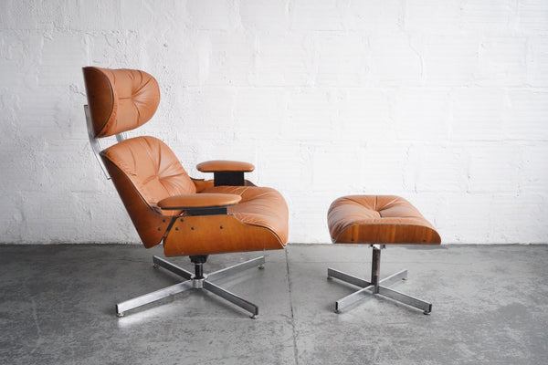 Plycraft Lounge Chair and Ottoman