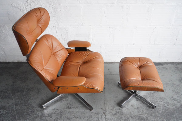 Plycraft Lounge Chair and Ottoman