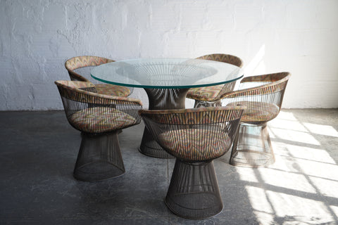 Platner Dining Table and Chair Set