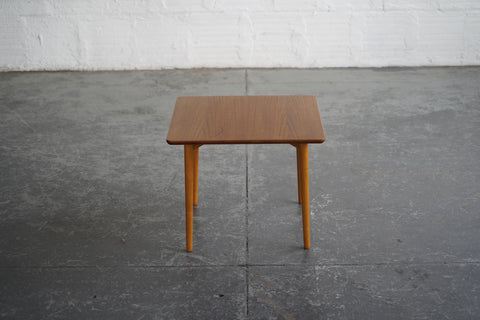 Swedish Teak Square Side Table
