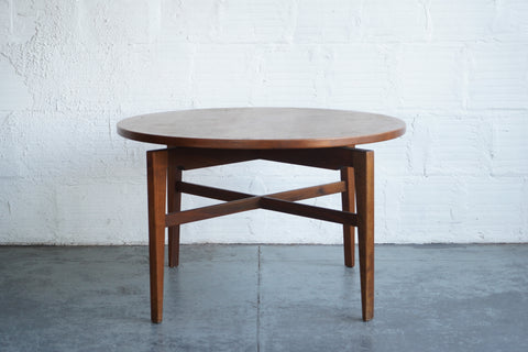 Jens Risom Lazy Susan Card Table