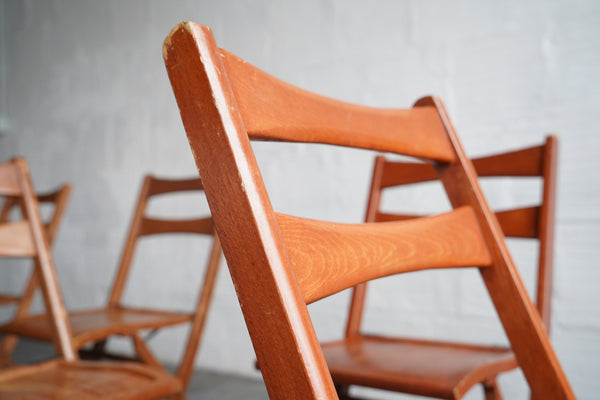 1940s Wooden Folding Chairs