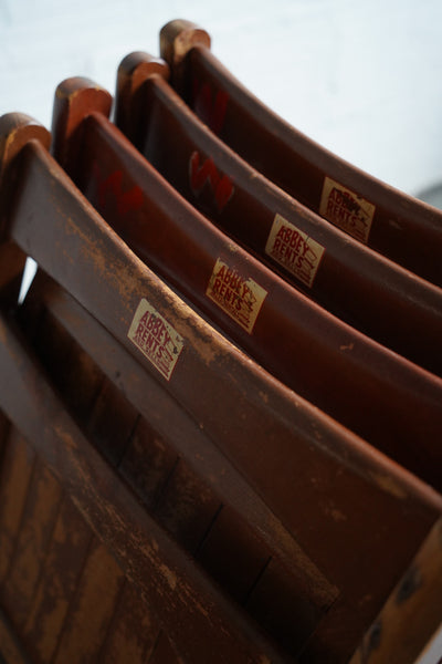1940s Wooden Folding Chairs