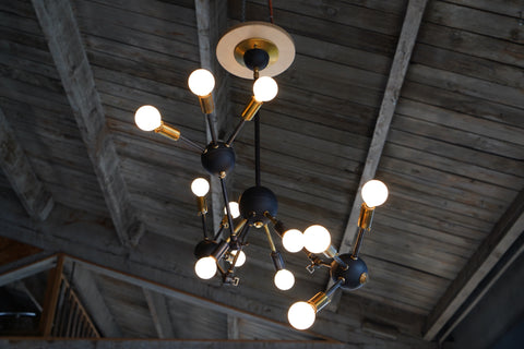 Adjustable Sputnik Style Chandelier