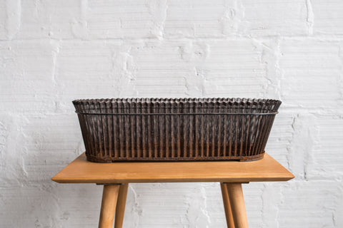 Mathieu Matégot Perforated Iron Jardiniere Basket