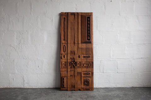 Redwood Wall Panel by Leroy Setziol