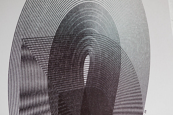 Spencer Scott Staley Vertical CNC Line Painting FRONT