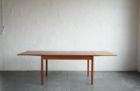 Danish Teak Extendable Dining Table