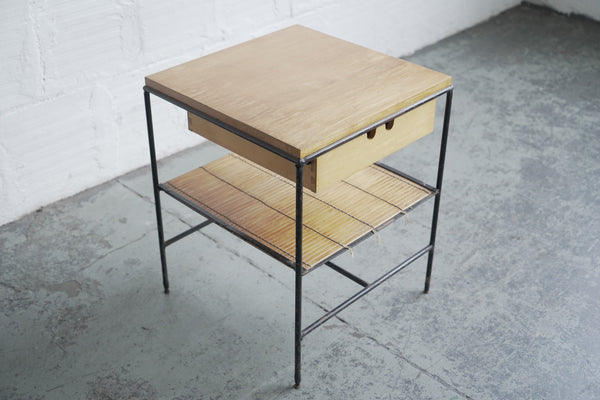 Paul McCobb for Planner Group Birch and Bamboo Nightstand