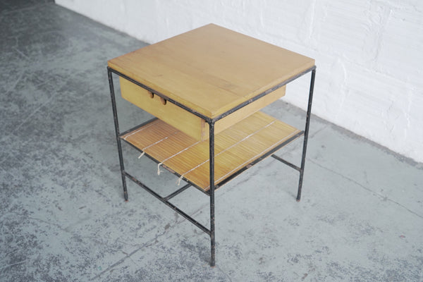 Paul McCobb for Planner Group Birch and Bamboo Nightstand