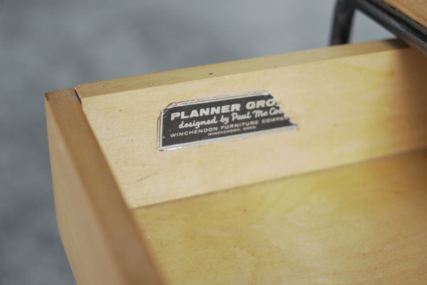 Paul McCobb for Planner Group Birch and Bamboo Nightstand