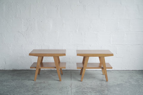 Mid-Century Tiered Side Table