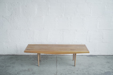Slatted Walnut Coffee Table