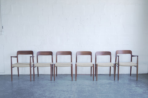 Niels Møller Model 77 Dining Chairs