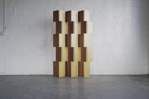 Mid-Century Molded Wood Screen