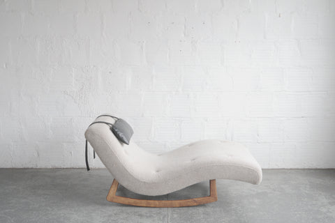 Wave Rocking Chaise Lounge in the Style of Adrian Pearsall