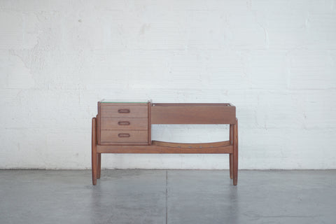 Arne Wahl Iversen Side Table with Planter