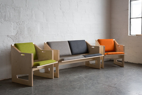 Plywood Loveseat