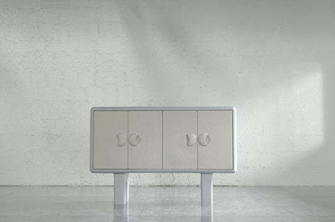 stucco credenza the dood mod portland