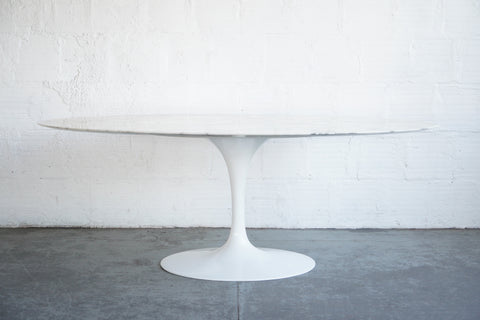 Saarinen Oval Marble Dining Table