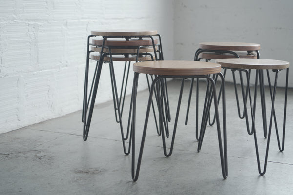 Florence Knoll-Style Side Table/Stool