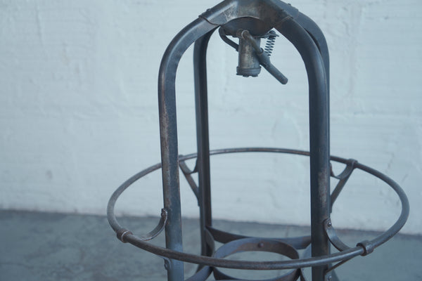 Industrial Toledo Metal Barstool