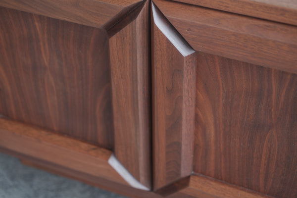 Brown Saltman Cabinet Side Tables