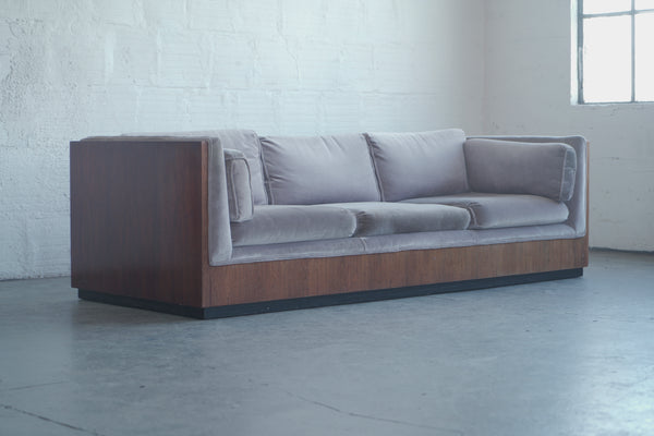 Milo Baughman-Style Case Sofa