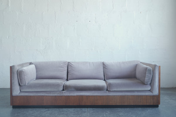 Milo Baughman-Style Case Sofa
