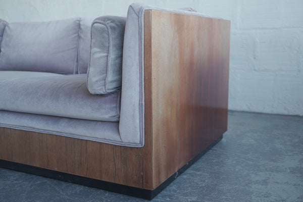 Milo Baughman-Style Case Sofa