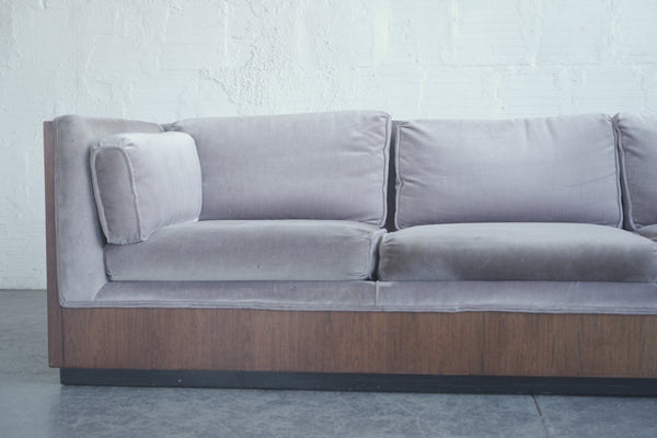Milo Baughman-Style Case Sofa
