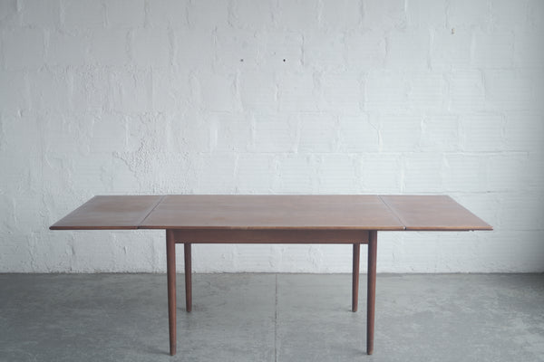 Danish Teak Draw Leaf Dining Table