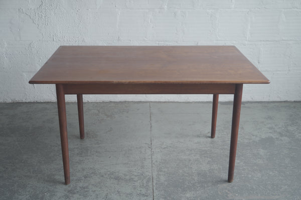Danish Teak Draw Leaf Dining Table
