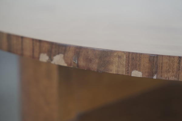 1930s Swedish Table with Cabinet