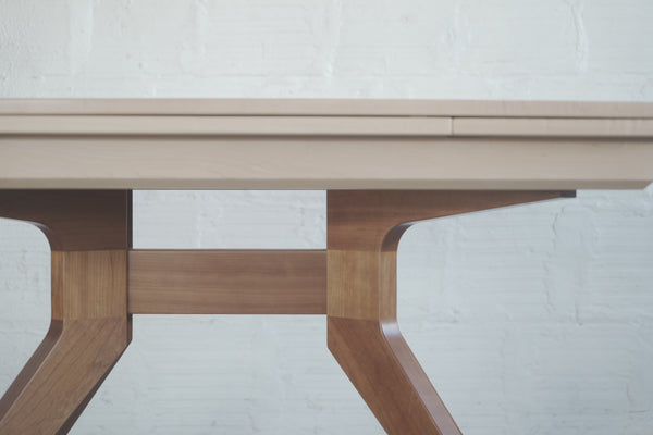 Extendable Maple and Cherry Wood Table