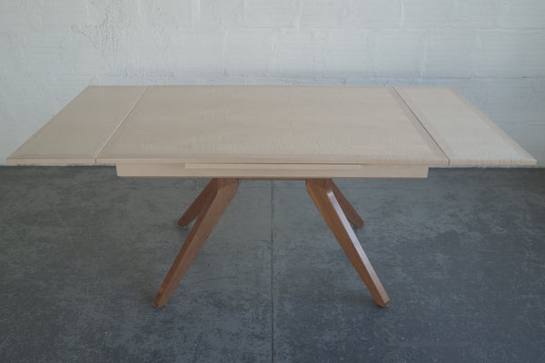 Extendable Maple and Cherry Wood Table