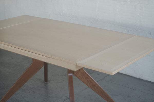 Extendable Maple and Cherry Wood Table