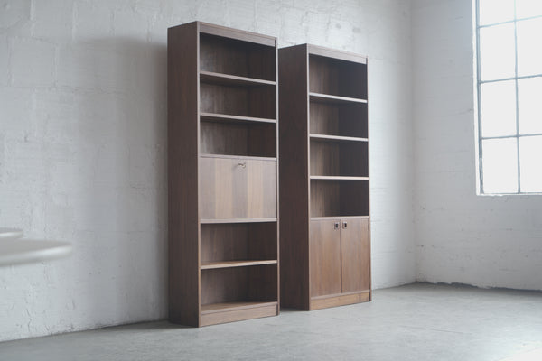 Walnut Bookshelves