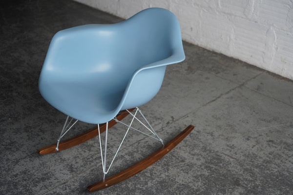 Eames Molded Plastic Rocking Armchair