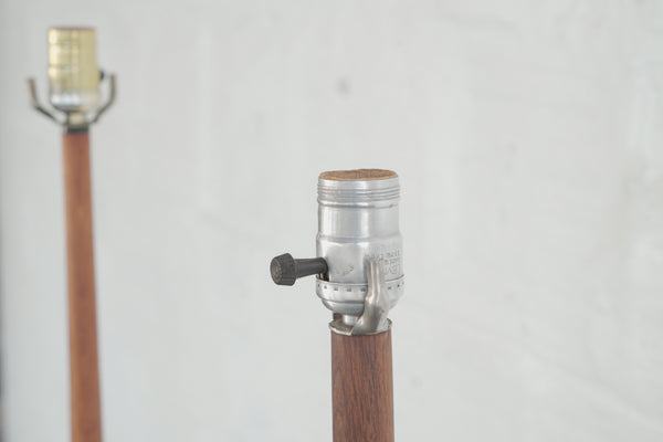 Mid-Century Teak Floor Lamps