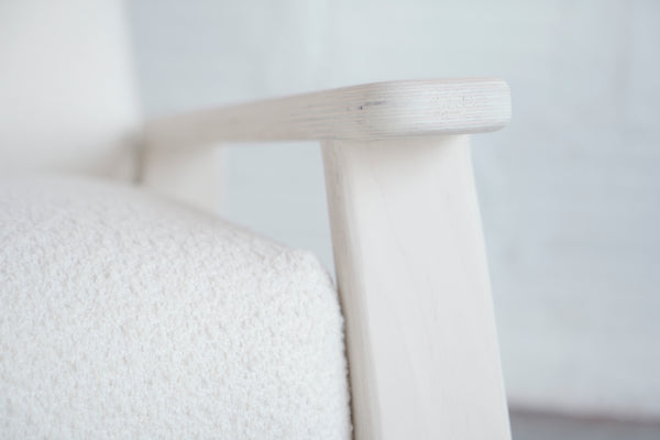 Plywood Rocking Chair and Ottoman