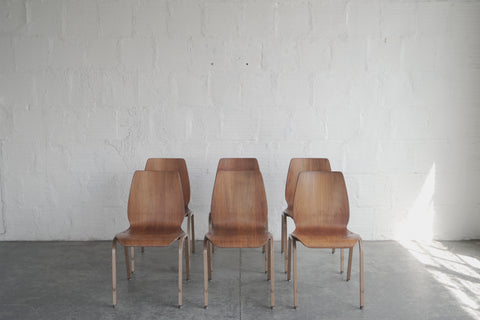 Vintage Bentwood Stacking Chairs